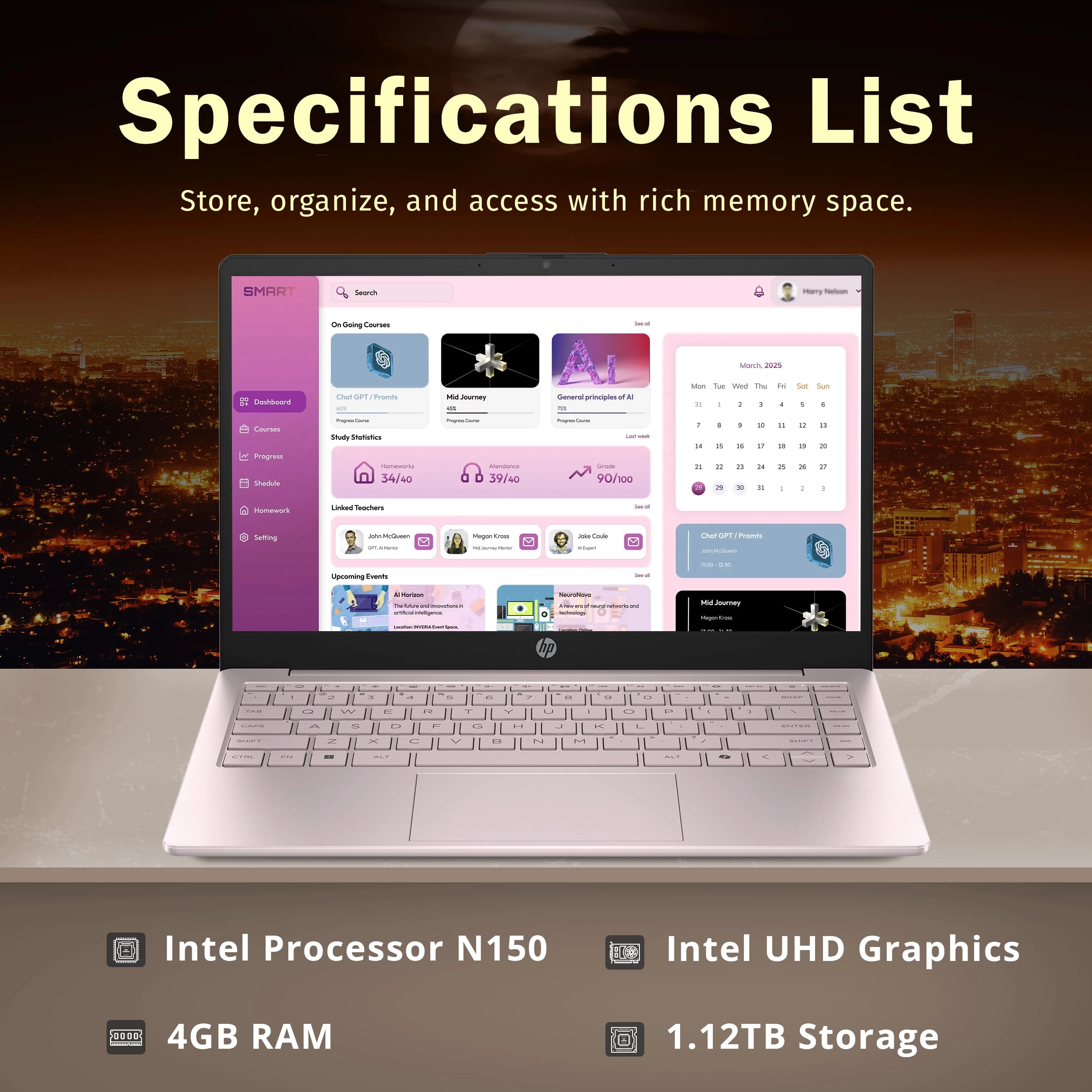 Stream - 14'' N150 4GB DDR4 128GB UFS