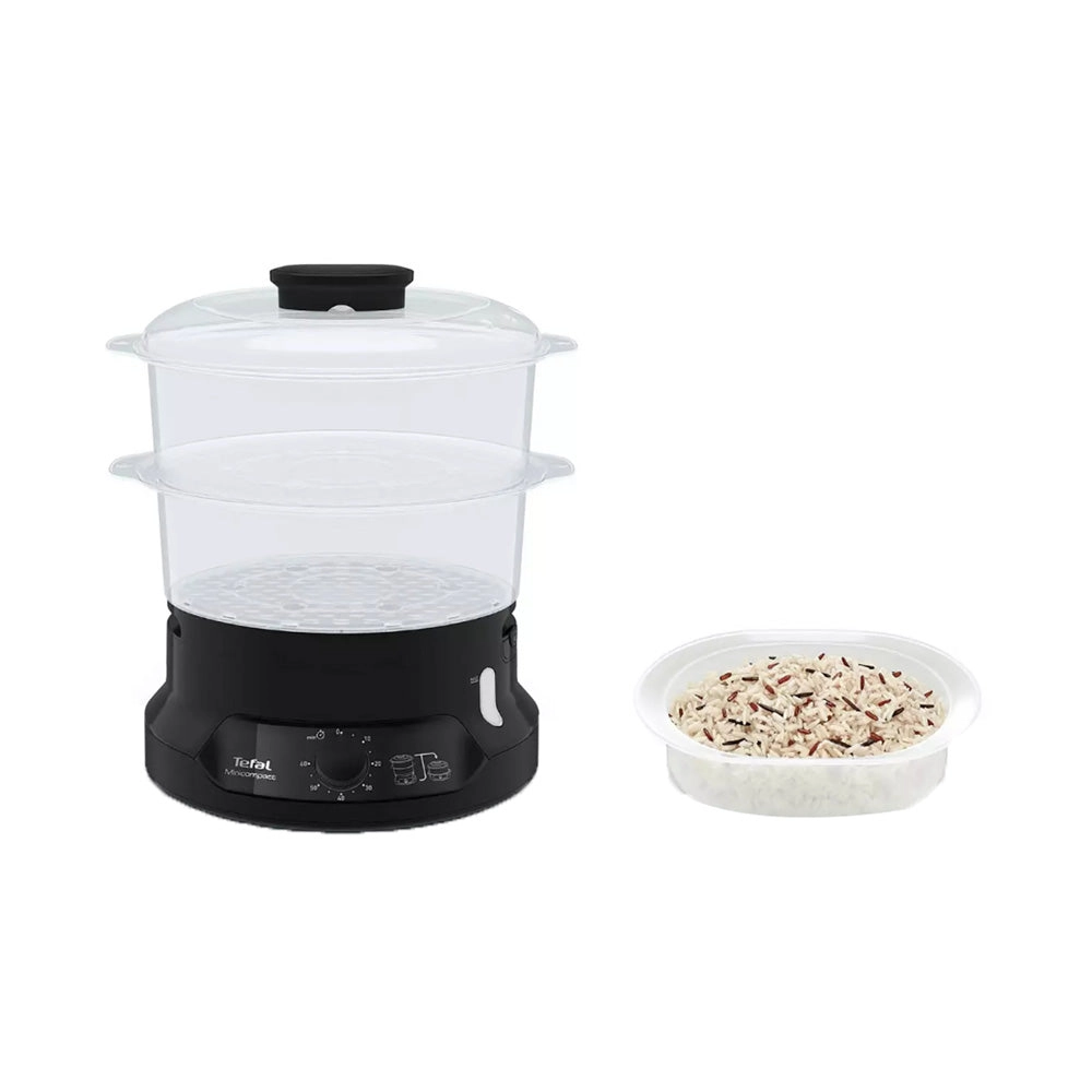 Mini Compact - 2 Bowl Black