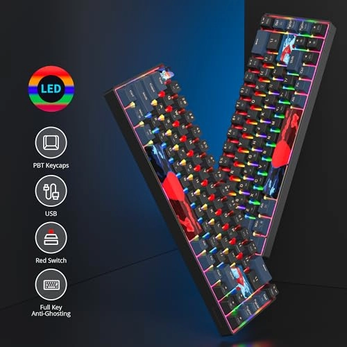 65 Percent Mechanical Gaming Keyboard - Wired