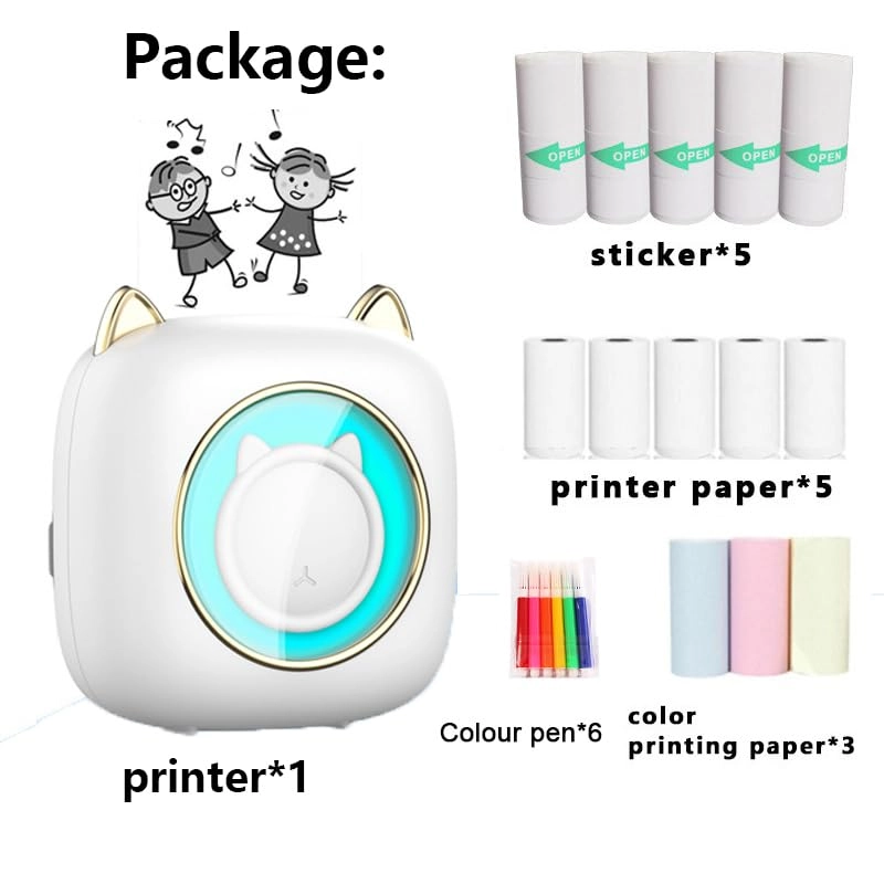 Mini Printer - Inkless Thermal