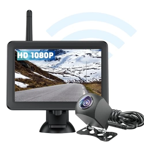 Wireless WiFi Magnetic Hitch Backup Camera - Night Vision 1080P