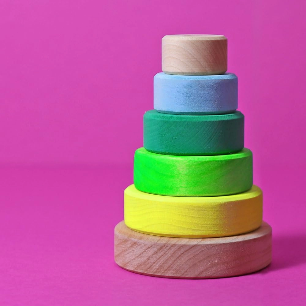 Wobbly Stacking Tower - Suitable for 1 year and above 5 pieces
