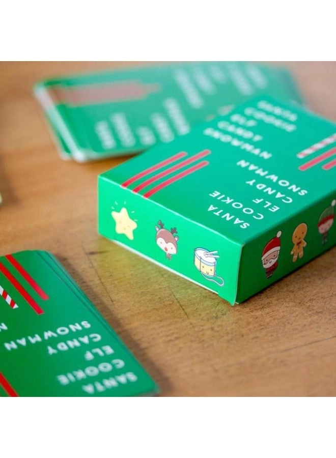 Santa Claus cookies + elf candies + snowmen