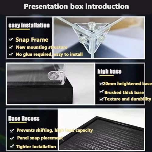 Acrylic Display Case for LEGO 77242-77251 F1 Speed Racing Car Set - 3mm thickness