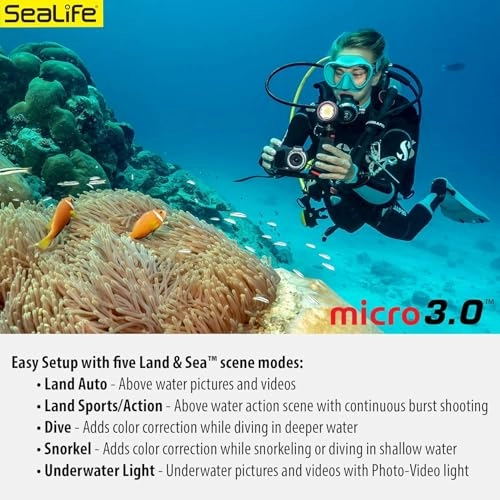 Micro 3.0 Pro - 64GB 4K 120FPS + Sea Dragon 3000 - 3000 lumens