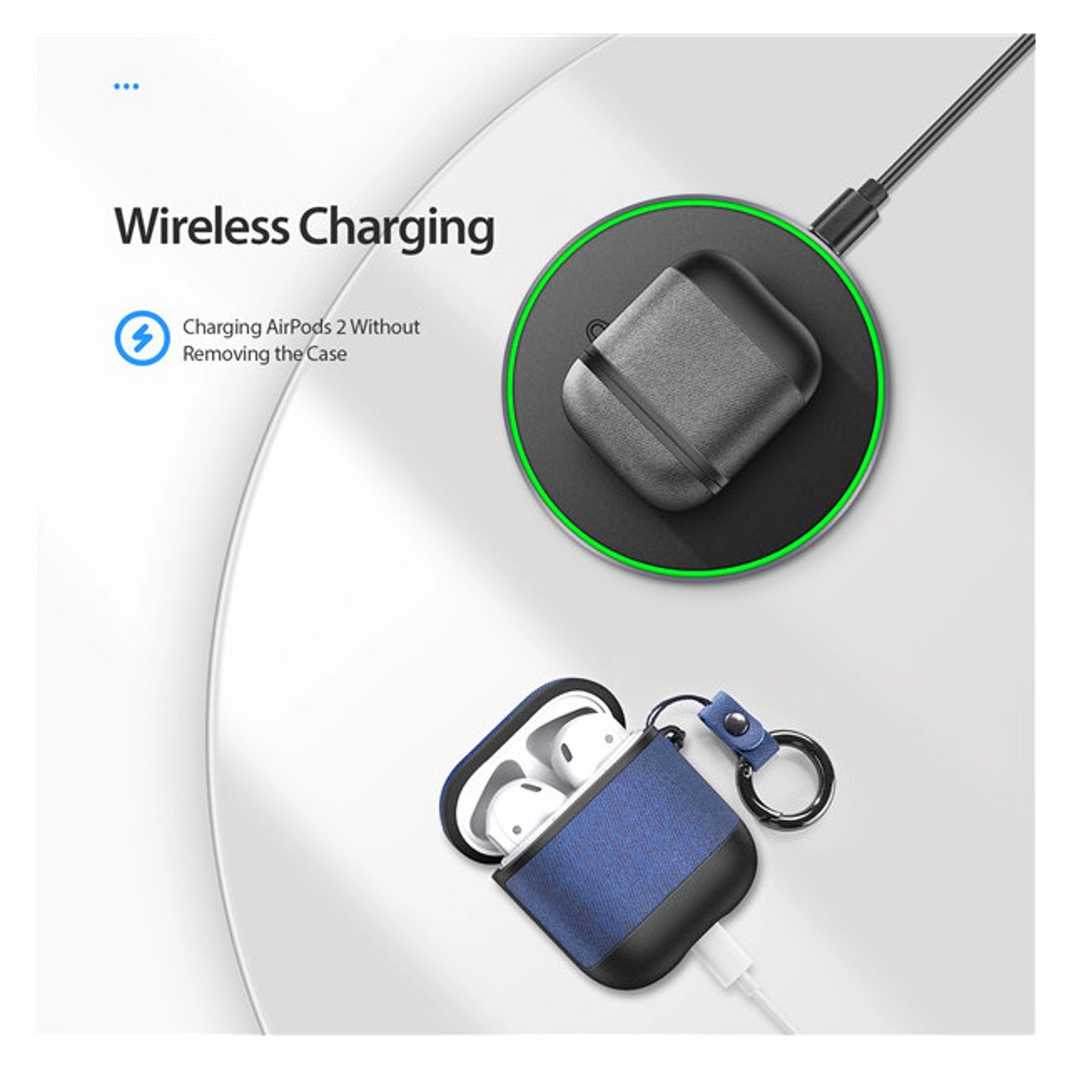 Domo Series Case - PU + TPU Case Cover for Airpods 2/ 1