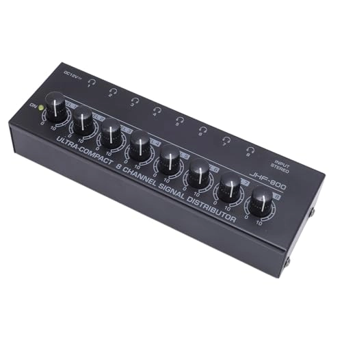 Headphone Amplifier - 8 Output 1 Input Low Noise