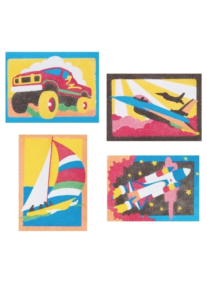 S&S Worldwide Sand Art Boards Getting There - 12 pieces
