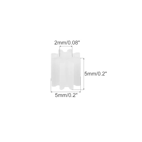 082AA - 10Pcs 8 Teeth Module 0.5