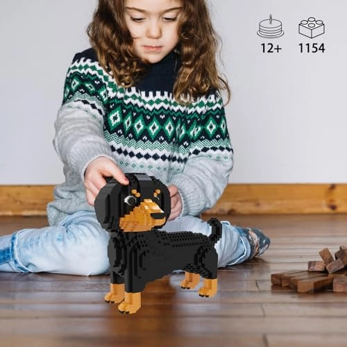 Micro Dog Building Blocks - Dachshund 2 1154 pcs