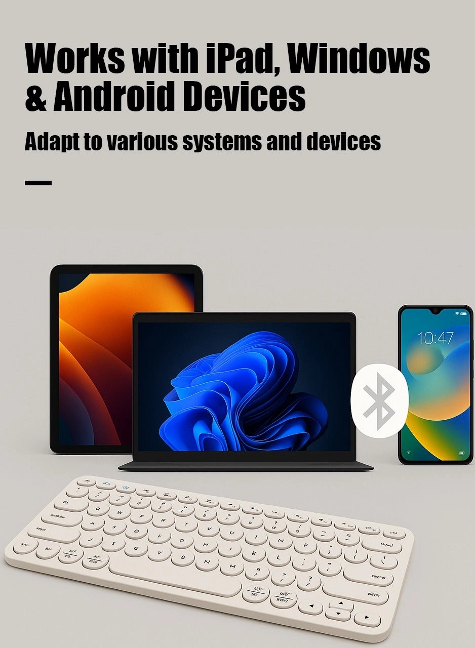 Portable Bluetooth Keyboard - Wireless