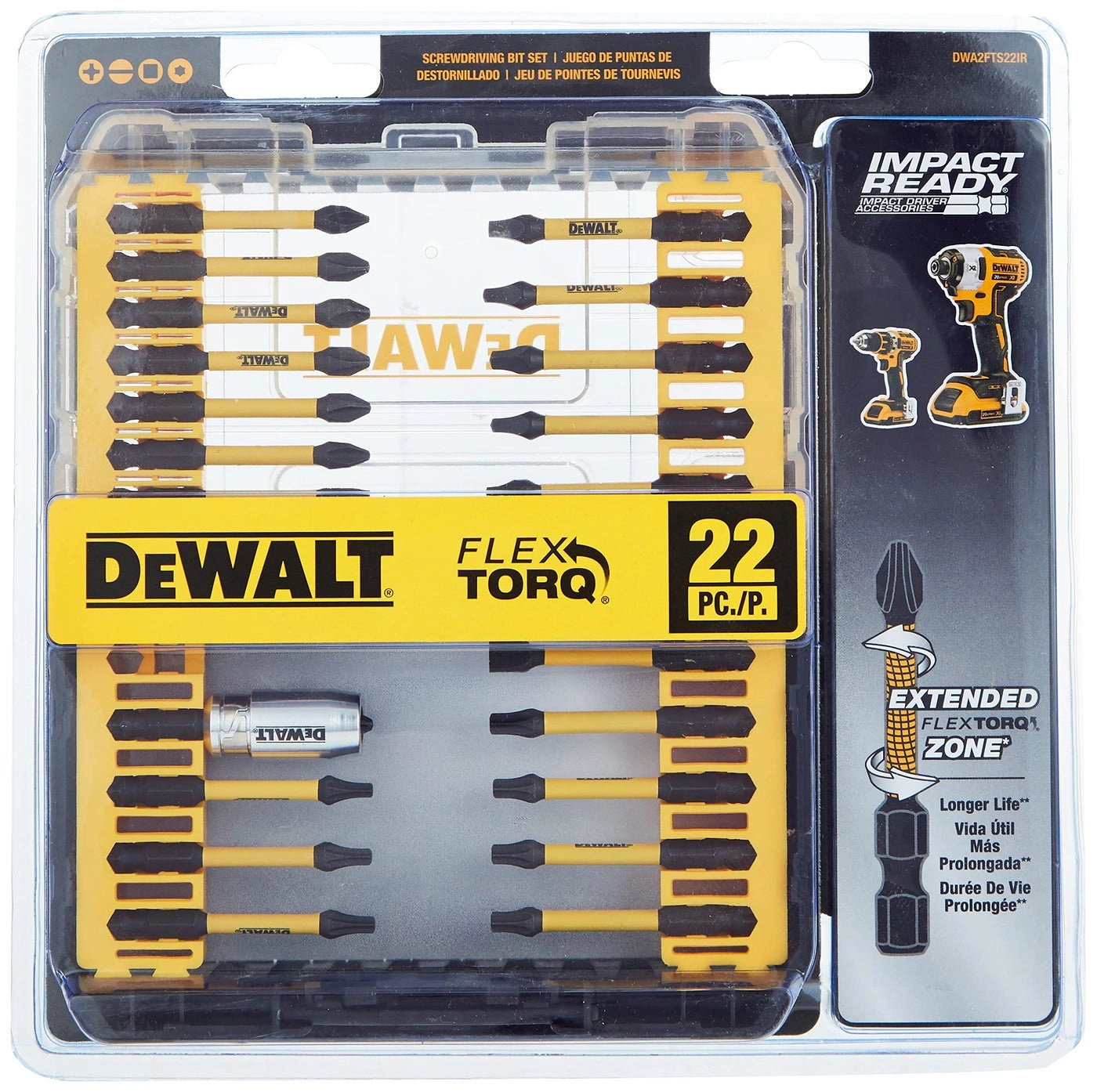FlexTorq Impact Driver Bit Set - 22-Piece