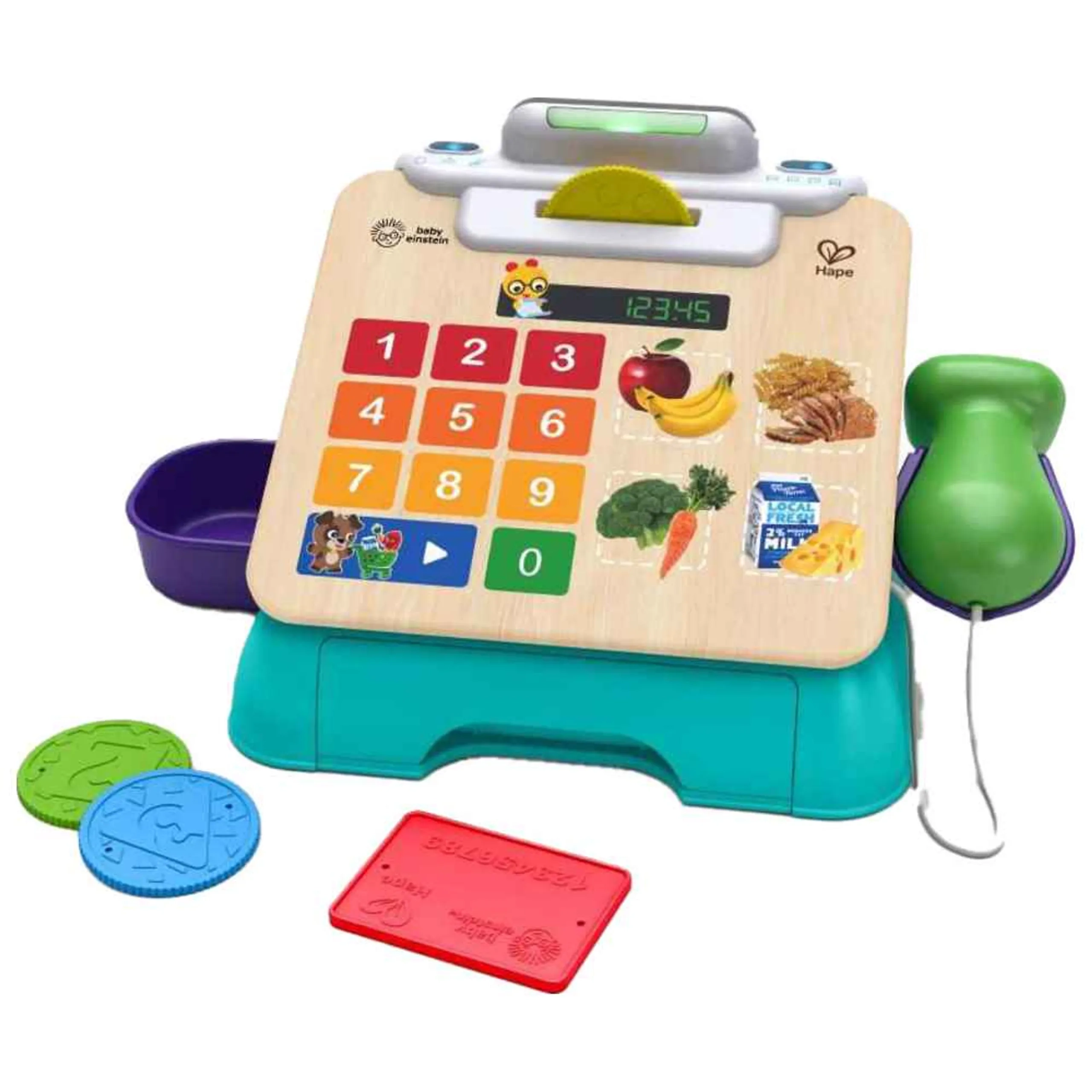 Hape Magic Touch Cash Register - 9 months to 4 years