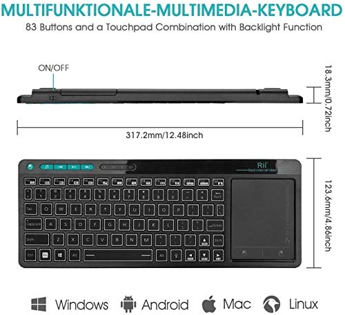 K18 - 3-LED 2.4GHz Wireless for PC Smart TV Tablet