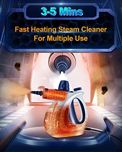 Handheld Pressurized Steam Cleaner Set