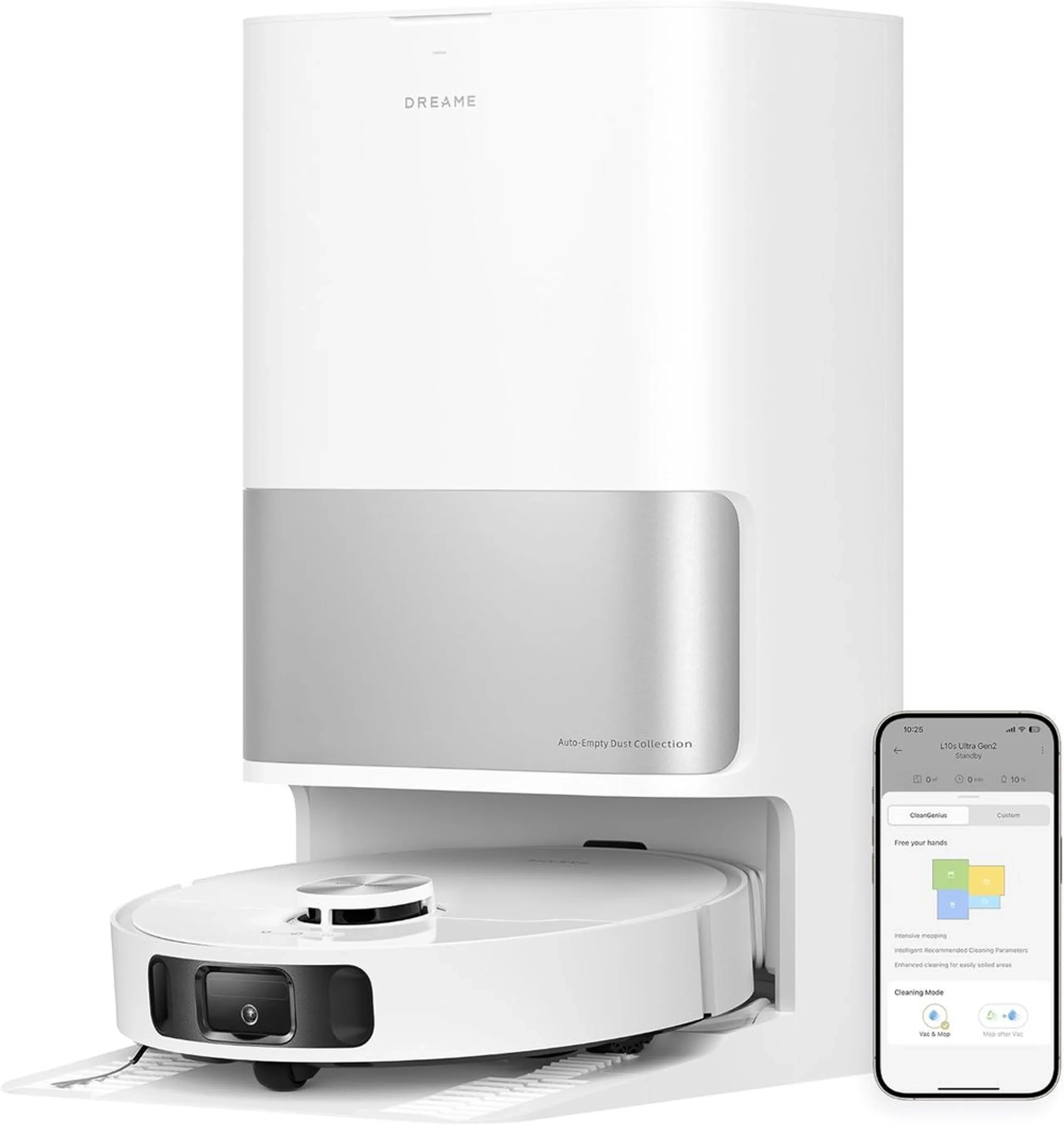 L10S-Ultra - Self-Empty Station With Mop