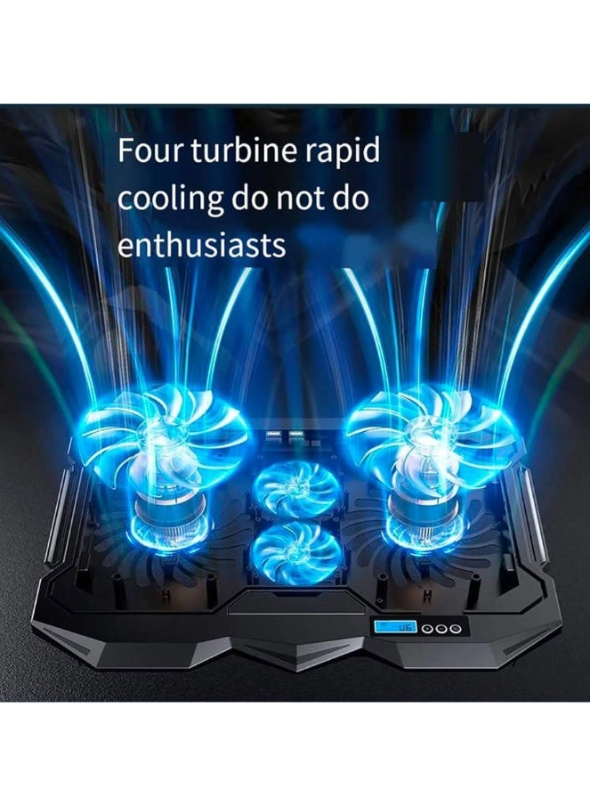 ICE-04 PLUS - 4 Blue LED Fans 15.6 Inch