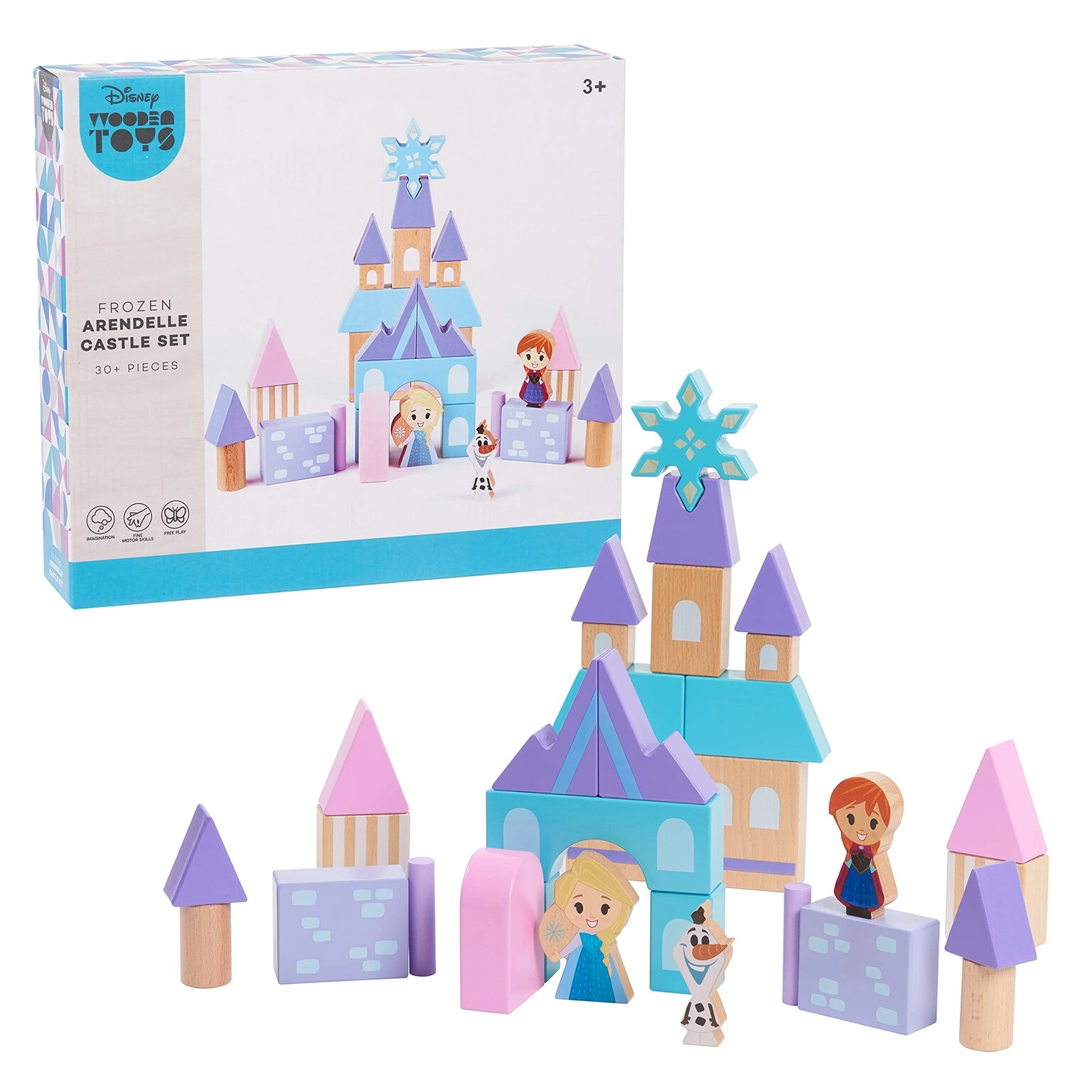Just Play Frozen Arendelle Castle - Elsa Anna Olaf 30+ pcs