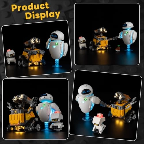 LED Lighting Set for Lego Wall-E and EVE (43279) - Continuous Light Kit