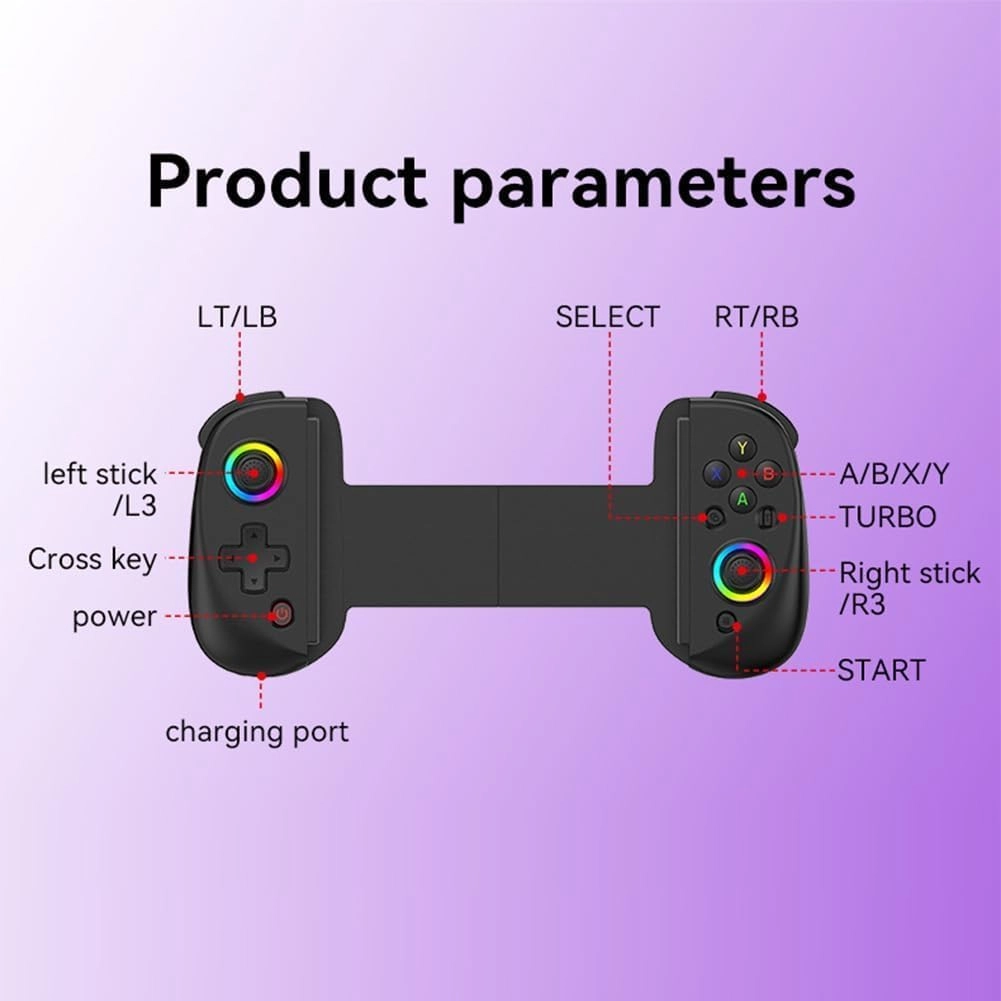 Mobile Gaming Controller - iOS Android PS3 PS4 Switch PC