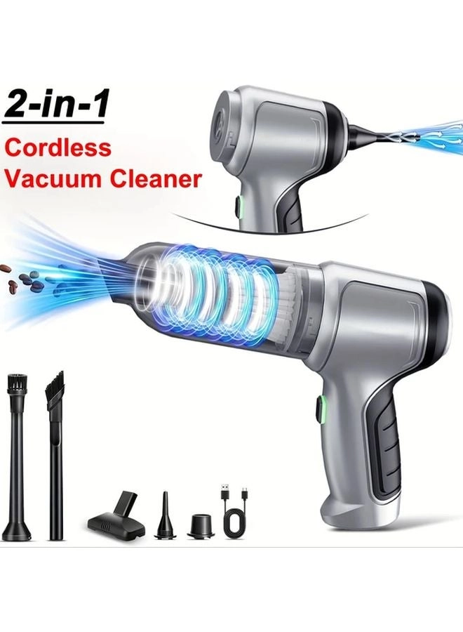 4-in-1 Wireless Handheld Vacuum Cleaner - 2000mAh