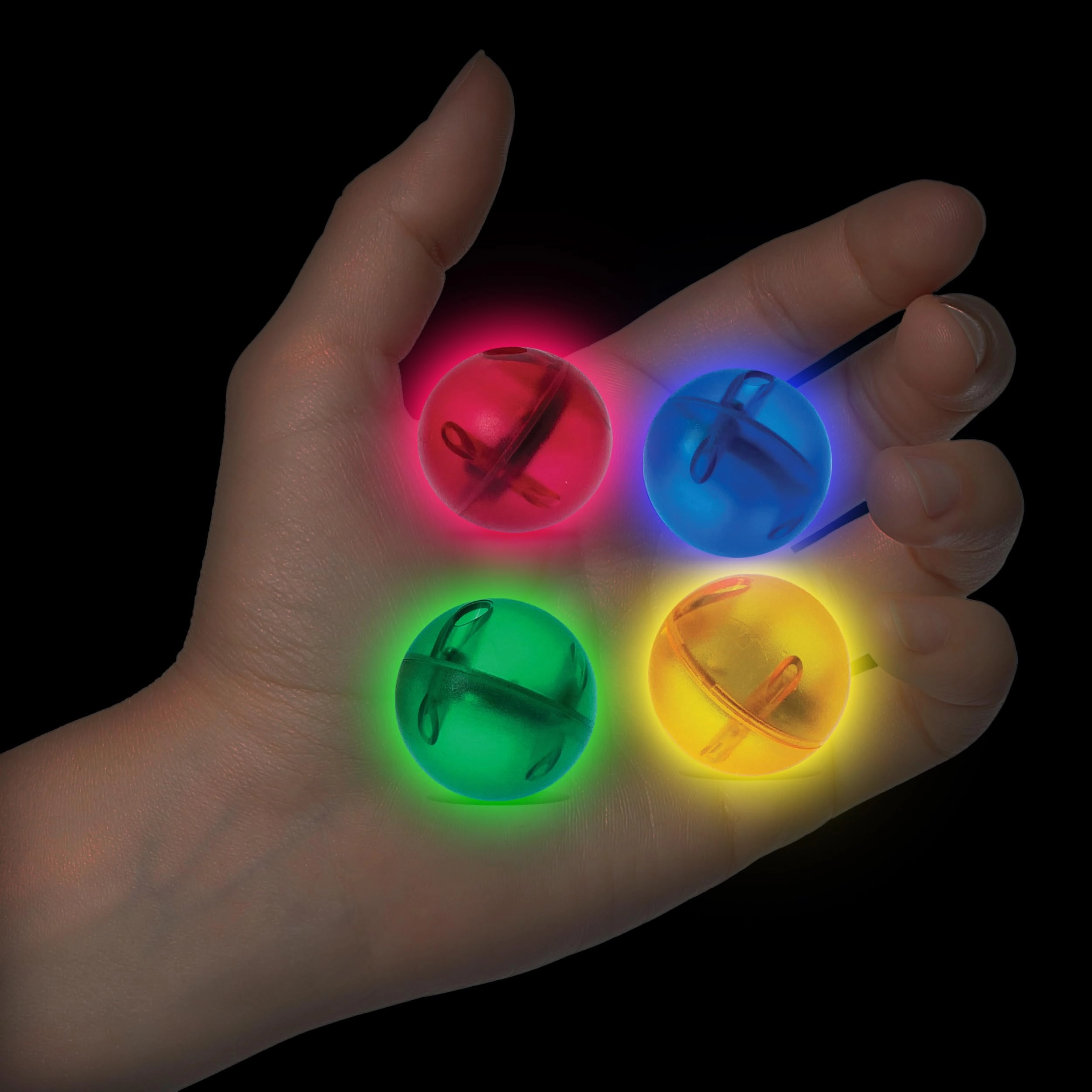 Motion Activated Marbles - Multicolored 8 pcs