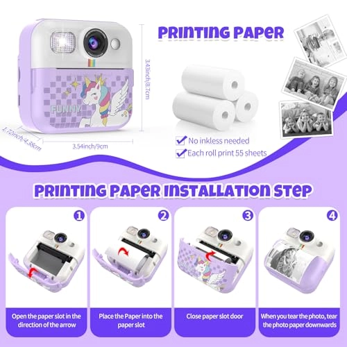 CP02 - Instant Print 1080P 2.4 Inches