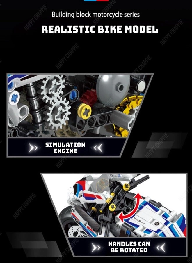 Super Bike Blocks Set - 589+ pcs