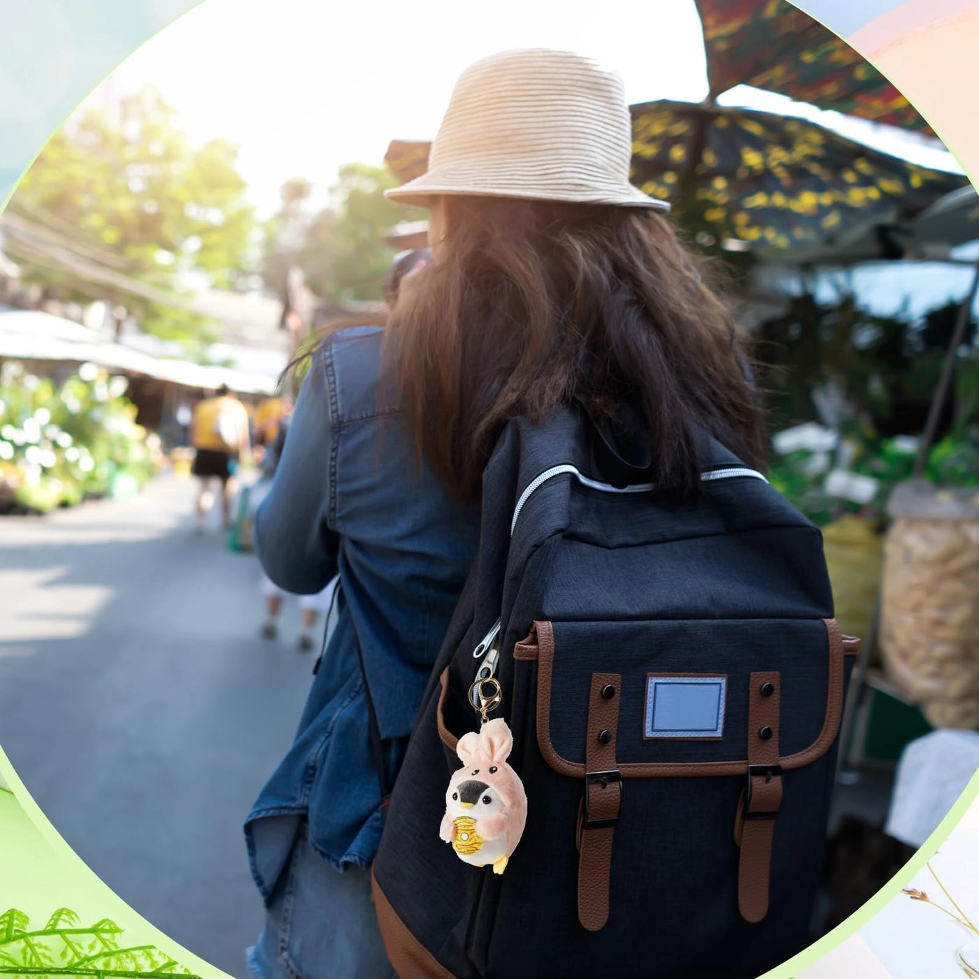 Penguin 10 cm Plush Keychain