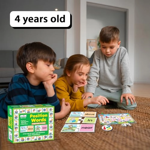 Position Words - Educational Spelling Multicolor