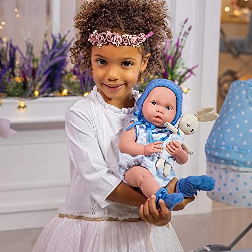 La Newborn - 15" Vinyl Real Boy Anatomically Correct Blue Ages 2+