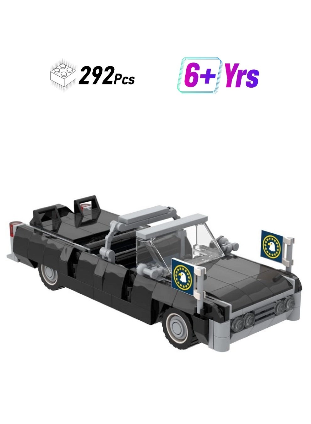 Brick Loot Presidential Limousine - Vehicle 292 pcs