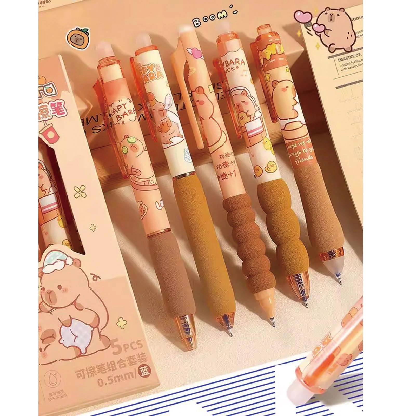 Erasable Gel Pen - 5.0 Count 0.5mm