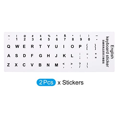 Keyboard Layout Stickers - English