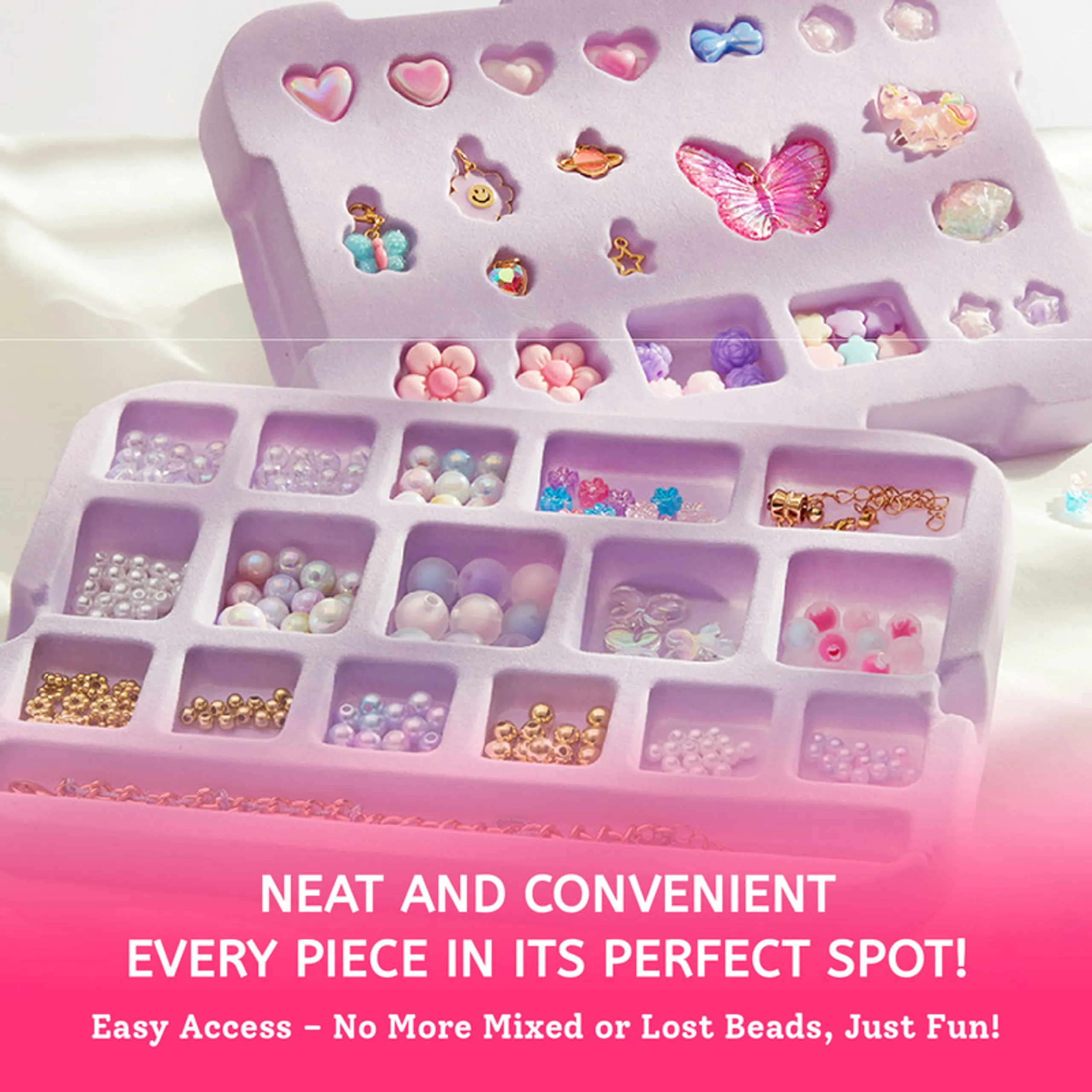 Jewelry Craft Kit - Over 1200 Pieces Multi Colour 8+