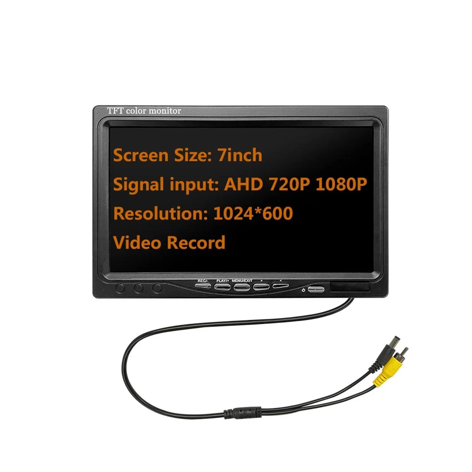 F007MD Monitor - 7/9/10 inch 1024(H)X600(V)