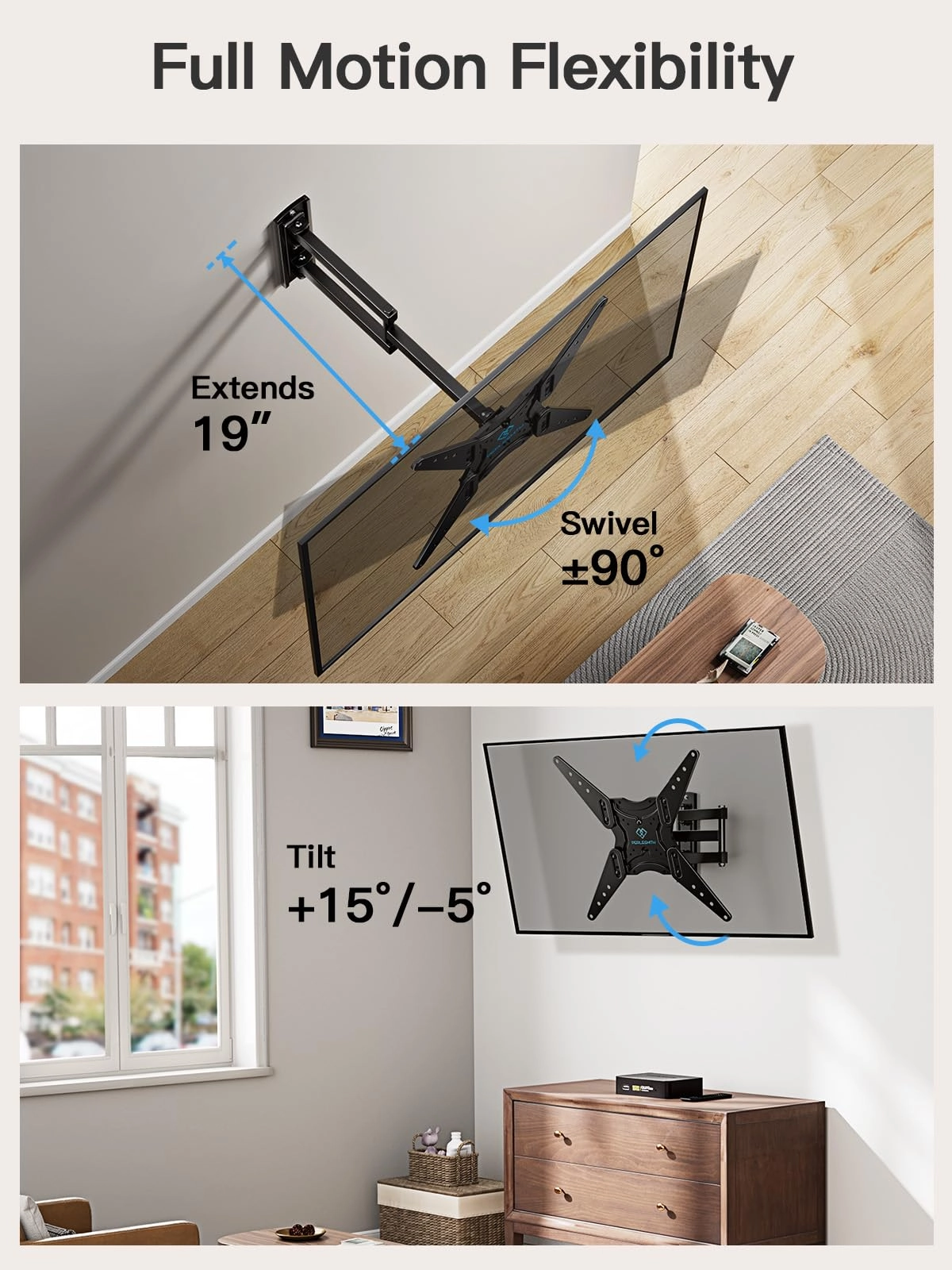 TV Wall Bracket - 35kg 26-60 inch