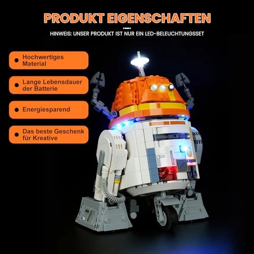 LED Lighting Kit for Lego 75416 - Light Only USB Battery Compartment