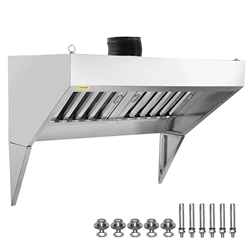 Commercial Exhaust Hood - 4FT Under Cabinet Mount Stainless Steel
