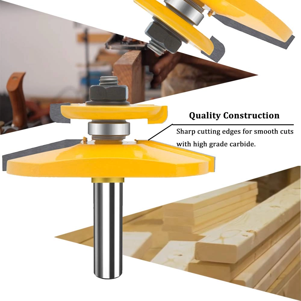 Router Bit Wood Cutter - 1/2-Inch 3PCS