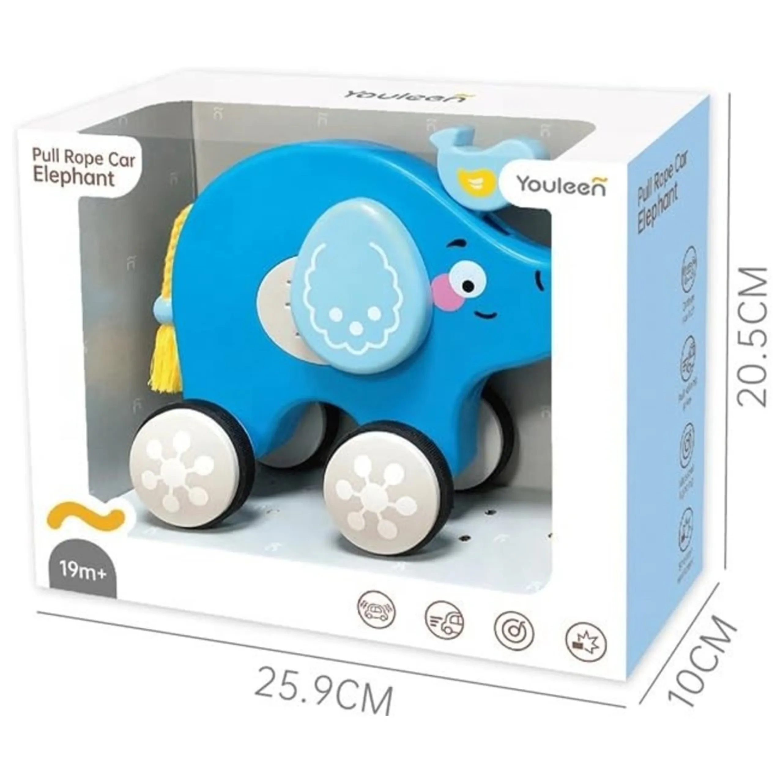 Baby Elephant Pull-Along Toy