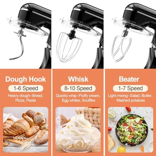 Electric Mixer - 6.5 Quarts 660 watts