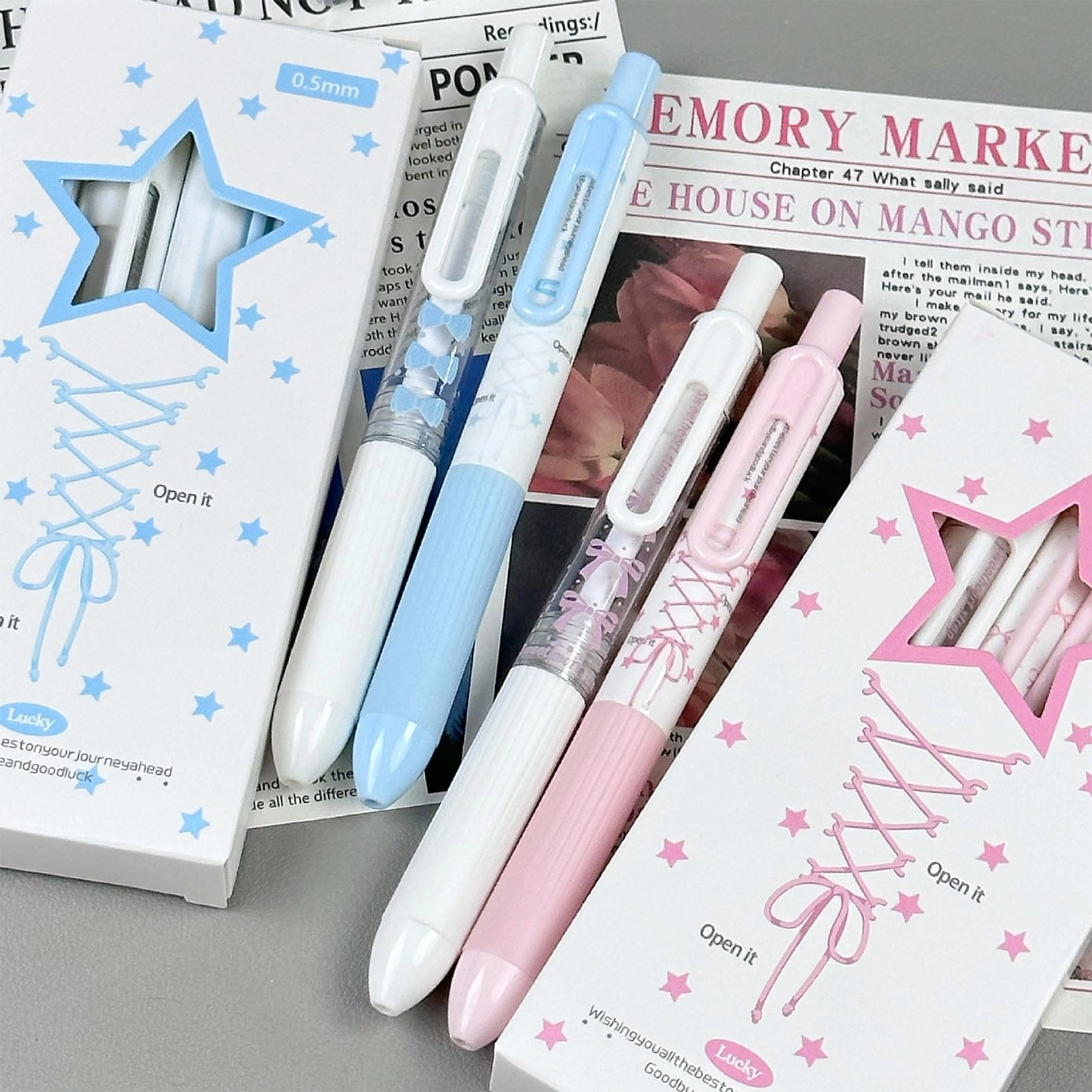 Gel Pen - 4Pcs 0.5mm