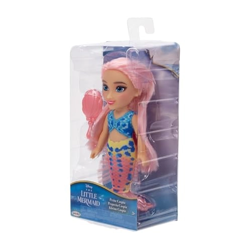 The Little Mermaid Petite Doll - 6" Caspia with Hair Comb
