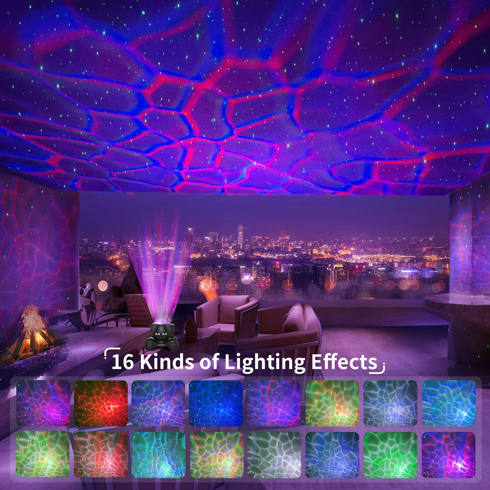 Star Projector - Corded Electric Solid White