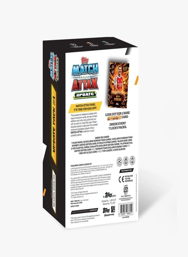 UEFA Champions League Match Attax Update Collection 2025 - Scream Team Pack #1 63pcs