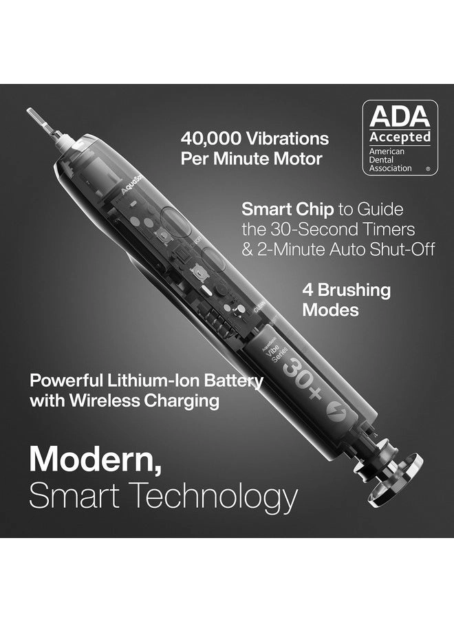 Vibe Series - 40000 VPM Wireless Charging 8 Brush Heads