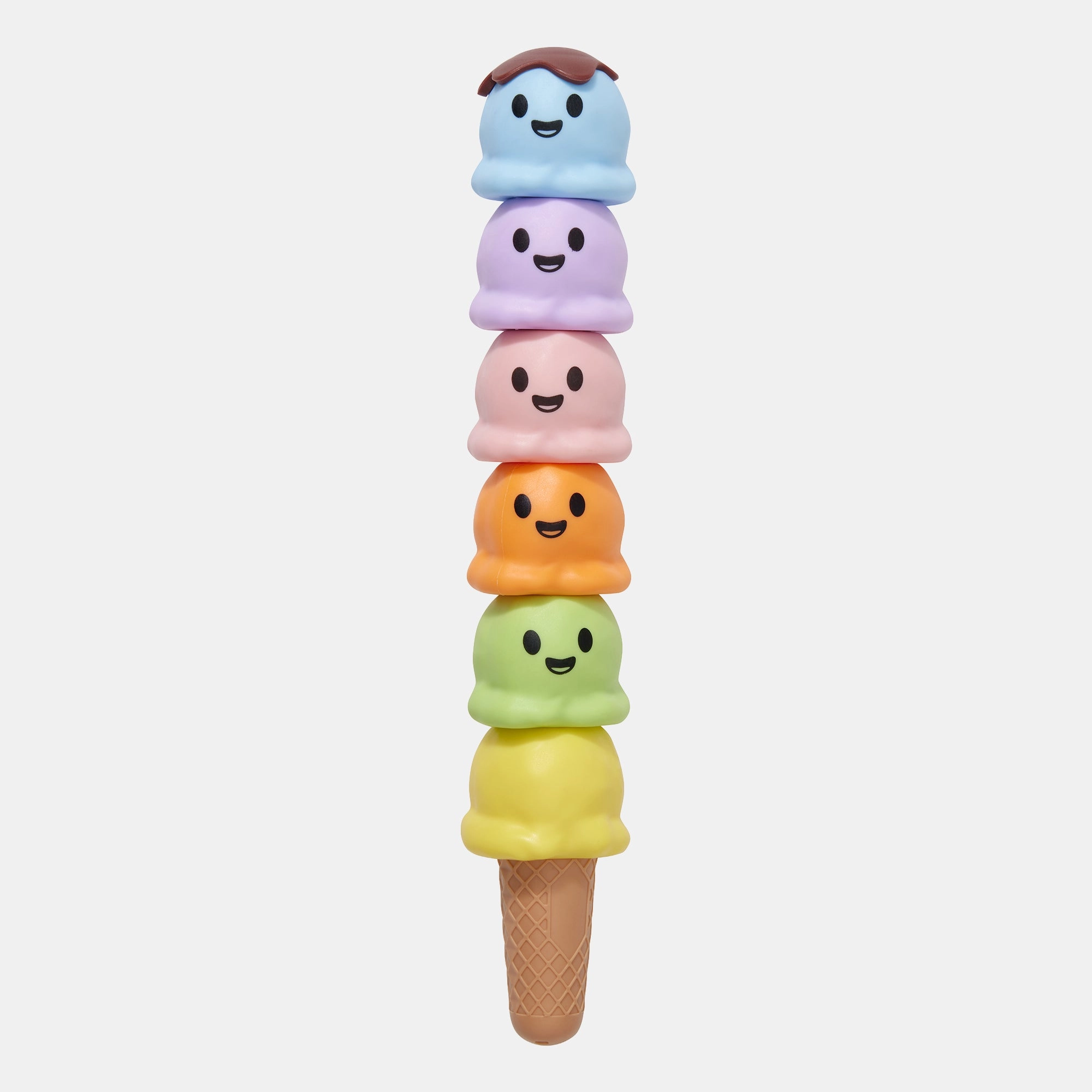 Smiggle Stack ‘Em Highlighter With Topper - 6 x Coloured Scented Topper