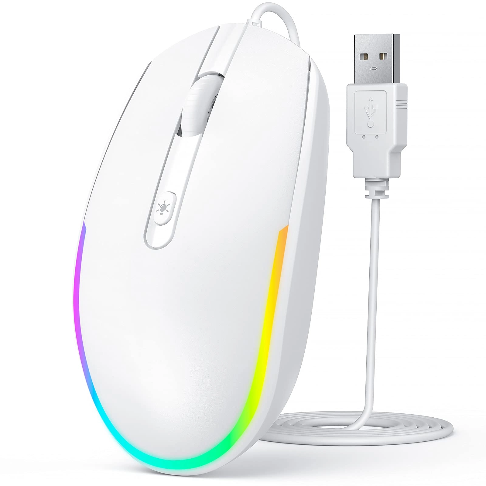 Wired LED RGB Backlit Mouse - USB