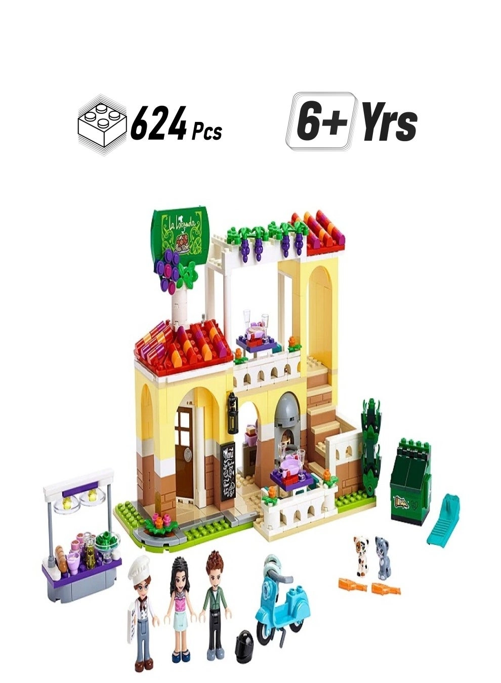 LEGO Heartlake City Restaurant - 624 pcs